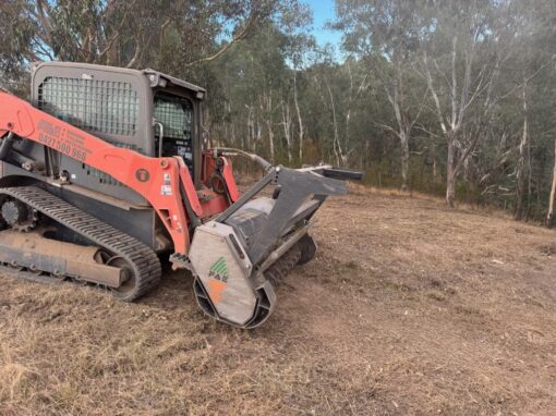Land clearing and site preparation for agricultural development