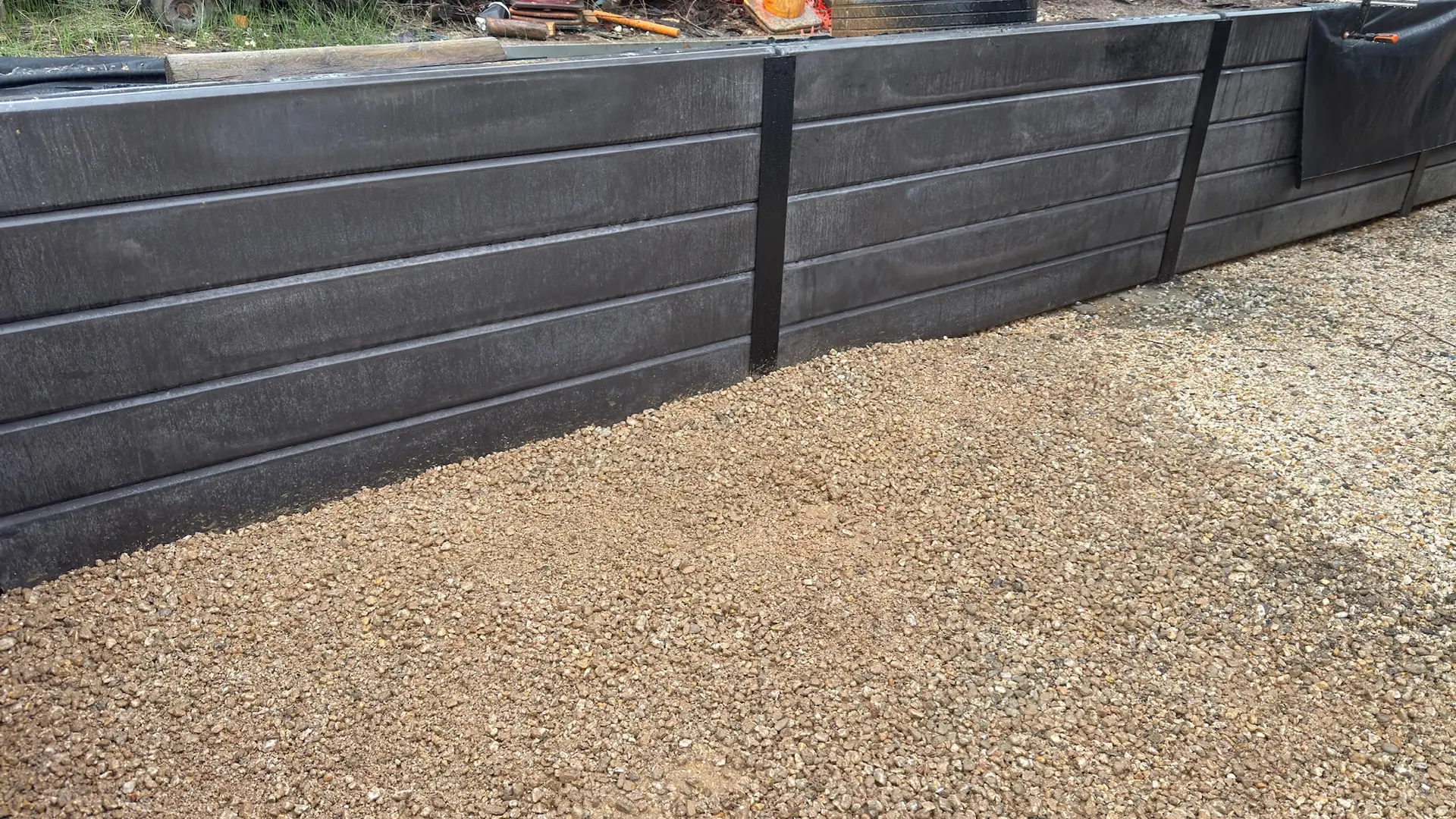 Retaining wall project by Australian Trenching and Excavations